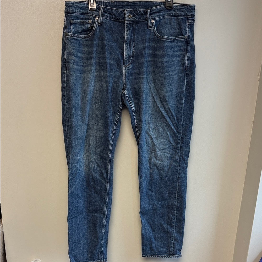 rag & bone Athletic Fit Jeans 36x32 Blue Stretch Denim Men’s